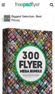 How freepsdflyer.com looks like on a mobile device such as an iPhone.