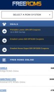 How freeroms.com looks like on a mobile device such as an iPhone.