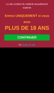How freesex500.com looks like on a mobile device such as an iPhone.
