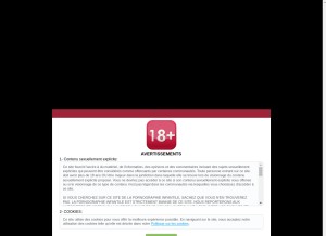 How freesex500.com looks like on a tablet such as an iPad.