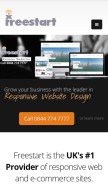 How freestart.com looks like on a mobile device such as an iPhone.