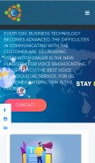 How freeswitchdialer.com looks like on a mobile device such as an iPhone.