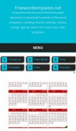 How freewordtemplates.net looks like on a mobile device such as an iPhone.