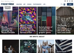 How freeyork.org looks like on a tablet such as an iPad.