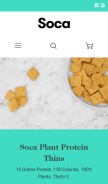 How freshbitesblog.com looks like on a mobile device such as an iPhone.