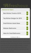How freshouz.com looks like on a mobile device such as an iPhone.