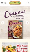 How freshthyme.com looks like on a mobile device such as an iPhone.