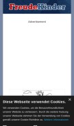 How freude-kinder.ink looks like on a mobile device such as an iPhone.