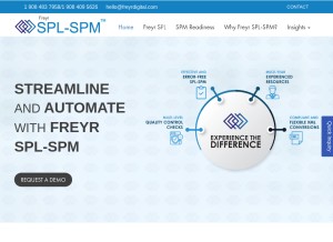 How freyrsplspm.com looks like on a tablet such as an iPad.