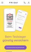 How friday.de looks like on a mobile device such as an iPhone.