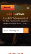 How friendseat.com looks like on a mobile device such as an iPhone.