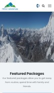 How frolicadventure.com looks like on a mobile device such as an iPhone.