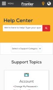 How frontierlocal.net looks like on a mobile device such as an iPhone.