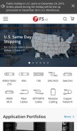How fs.com looks like on a mobile device such as an iPhone.