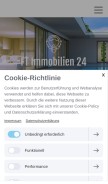 How ftimmobilien24.com looks like on a mobile device such as an iPhone.