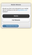 How ftportfolios.com looks like on a mobile device such as an iPhone.