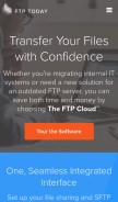 How ftptoday.com looks like on a mobile device such as an iPhone.