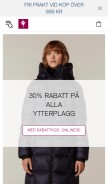 How fuchsiafashion.se looks like on a mobile device such as an iPhone.