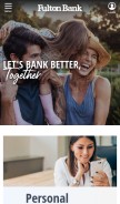 How fultonbank.com looks like on a mobile device such as an iPhone.