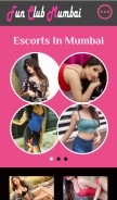 How funclubmumbai.com looks like on a mobile device such as an iPhone.