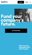 How fundbox.com looks like on a mobile device such as an iPhone.