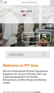 How funfoodthailand.com looks like on a mobile device such as an iPhone.