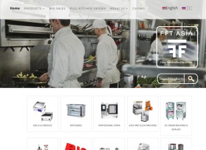 How funfoodthailand.com looks like on a tablet such as an iPad.