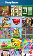 How funnygames.nl looks like on a mobile device such as an iPhone.