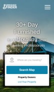 How furnishedfinder.com looks like on a mobile device such as an iPhone.