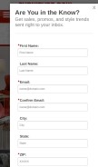 How furniturerow.com looks like on a mobile device such as an iPhone.