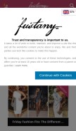 How fustany.com looks like on a mobile device such as an iPhone.