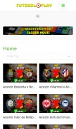 How futebolplay.net looks like on a mobile device such as an iPhone.
