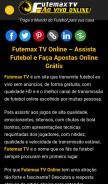 How futemaxtv.online looks like on a mobile device such as an iPhone.