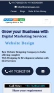 How futuregenapps.com looks like on a mobile device such as an iPhone.