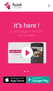 How fuzel.com looks like on a mobile device such as an iPhone.