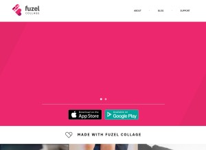 How fuzelfiles.com looks like on a tablet such as an iPad.