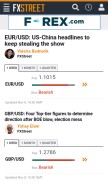 How fxstreet.com looks like on a mobile device such as an iPhone.