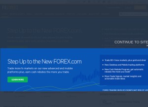 How fxstreet.com looks like on a tablet such as an iPad.