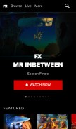 How fxtvfe.com looks like on a mobile device such as an iPhone.