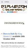 How g1pedia.com looks like on a mobile device such as an iPhone.