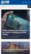How g7r.com looks like on a mobile device such as an iPhone.