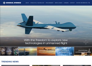 How ga.com looks like on a tablet such as an iPad.