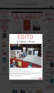 How gallimardmontreal.com looks like on a mobile device such as an iPhone.