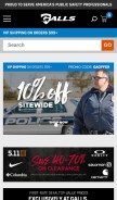 How galls.com looks like on a mobile device such as an iPhone.