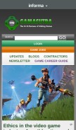 How gamasutra.com looks like on a mobile device such as an iPhone.