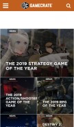 How gamecrate.com looks like on a mobile device such as an iPhone.