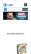 How gamenerdz.com looks like on a mobile device such as an iPhone.