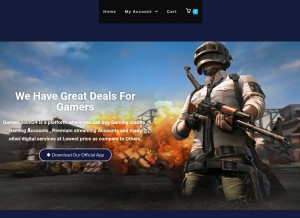 How gamerspoint24.in looks like on a tablet such as an iPad.