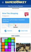 How gamesdonkey.com looks like on a mobile device such as an iPhone.