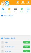How gamesplaza.com looks like on a mobile device such as an iPhone.